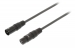 10 meter Digitale DMX Kabel XLR 3-Pins Male - XLR 3-Pins Female Donkergrijs