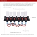 6-voudig 12 Volt schakelpaneel met LED indicatie