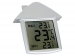TRANSPARANTE RAAMTHERMOMETER MET MIN- EN MAXAANDUIDING