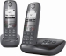 TE3568539 GIGASET A475 DUO DECT TELEFOON ZWART MET BEANTWOORDER