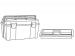 TAYG - Gereedschapskoffer - 445 x 235 x 230 mm - met Inlegbak - 24 L