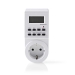 Timer | Digitaal | Binnenshuis | AC 230 V | Stroomkabel zijde B: Randaarde stekker / Type F (CEE 7/7) | 3600 W | Schakelcycli: 1 min | IP20