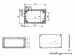 PLASTIC OPTATIVE BEHUIZING - PETROLEUMBLAUW 85.0 x 56.0 x 35.5mm