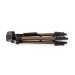 Statief | Maximaal draagvermogen: 1.5 kg | Minimale werkhoogte: 35.0 cm | Maximale werkhoogte: 106.0 cm | 3 Segmenten | Pan & Tilt | Inclusief reistas | ABS / Aluminium | Brons / Zilver