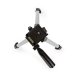 TPOD2200GY Statief | Maximaal draagvermogen: 3.0 kg | Minimale werkhoogte: 48 cm | Maximale werkhoogte: 133 cm | 3 Segmenten | Pan & Tilt | Inclusief reistas | ABS / Aluminium | Zilver / Zwart