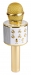 TS130139 KARAOKE MICROFOON MET INGEBOUWDE SPEAKER BT GOLD