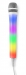 KMD55B KARAOKE MICROPHONE WITH RGB LIGHTING WHITE