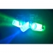 3-Some Lichtset 3x 57 RGBW LED's Clear
