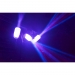 3-Some Lichtset 3x 57 RGBW LED's Clear