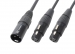 CONNEX KABEL  Y-SPLITTER XLR KABEL 1 XLR MALE-2 XLR FEM