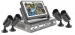 Complete DVR met 7" monitor en 4 Camera's + 500GB HDD