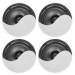 AMPLIFIED BLUETOOTH CEILING SPEAKER SET 4PCS WHITE