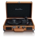 Koffer platenspeler met 2 ingebouwde speakers Bruin