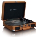 Koffer platenspeler met 2 ingebouwde speakers Bruin