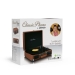 Koffer platenspeler met 2 ingebouwde speakers Bruin