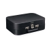 Retro Bluetooth® platenspeler met ingebouwde luidsprekers Zwart