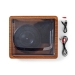 Platenspeler | 33 / 45 / 78 rpm | Riemaandrijving | 1x Stereo RCA | 9 W | Ingebouwde (voor) versterker | ABS / MDF | Bruin / Zwart