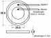 PIEZO ELEMENT 30Vac 0.5 - 20Hz 75dB - DRAADAANSLUITING