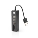 USB-Hub | USB-A Male | USB-A Female | 3 poort(en) | USB Gevoed | SD & MicroSD / 3x USB