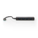UHUBU3410BK USB-Hub | 4-Poorts poort(en) | USB 3.2 Gen1 | Netvoeding / USB Gevoed | 4x USB