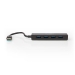 UHUBU3410BK USB-Hub | USB-A Male | USB-A Female | 4-Poorts poort(en) | USB 3.2 Gen 1 | USB Gevoed | 4x USB