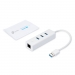 USB 3.0 3 Poort Hub & Gigabit Ethernet Adapter 2 in 1 USB Adapter