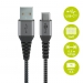 USB-A naar USB-C Textiel kabel 0.5 meter 3A / 60W