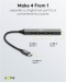 USB-C HUB NAAR  4-POORTS USB-A 5 MAX. Gbit/s