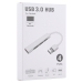 USB-hub | 4-poorts | USB 3.0 | wit - aluminium