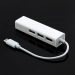 USB 3.1 C - RJ45 NETWERKADAPTER MET USB HUB