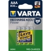 VARTA-56703B Oplaadbare NiMH-Batterij AAA | 1.2 V DC | 800 mAh | Voorgeladen | 4-Blisterkaart