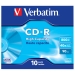 CD-R High Capacity 40x 800MB 10 Pack Jewel Case Extra Protection