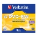 DVD+RW 4x 4.7GB 5 Pack Jewel Case Mat Zilver