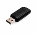 PinStripe USB Stick USB 2.0 16GB Zwart