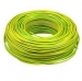 100 meter VD 2.5 mm² massief installatiedraad geel/groen