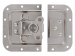VDAC12 METALEN VERGRENDELING, WIT, 171 x 126mm