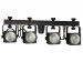 SLIMBAR - MINI LEDPAR-LICHTSET - 4 x 12 W COB RGB 