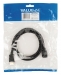 High Speed HDMI kabel met Ethernet HDMI-Connector - HDMI-Connector Haaks 270° 1.50 m Zwart