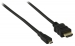 High Speed HDMI kabel met Ethernet HDMI-Connector - HDMI Micro-Connector Male 3.00 m Zwart