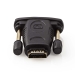 High Speed HDMI met Ethernet Adapter DVI-D 24+1-Pins Male - HDMI Female Zwart