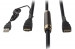 High Speed HDMI kabel met Ethernet HDMI-Connector - HDMI-Connector 40 m Zwart