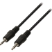 Stereo Audiokabel 3.5 mm Male - 3.5 mm Male 1.50 m Zwart