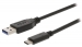 USB 3.1 Kabel USB-C Male - USB A Male 1.00 m Zwart
