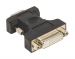 VGA-Adapter VGA Male - DVI-I 24+5-Pins Female Zwart