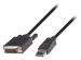 DisplayPort Kabel DisplayPort Male - DVI-D 24+1-Pins Male 2.00 m Zwart