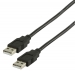 USB 2.0 Kabel USB A Male - USB A Male Rond 2.00 m Zwart