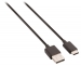 USB 2.0 Kabel USB-C Male - A Male 1.00 m Zwart