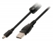 USB 2.0 Kabel USB A Male - Minolta 8-Pins Male 2.00 m Zwart