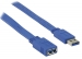USB 3.0 Verlengkabel A Male - A Female Plat 2.00 m Blauw