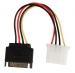 Interne Stroomkabel SATA 15-Pins Male - Molex Female 0.15 m